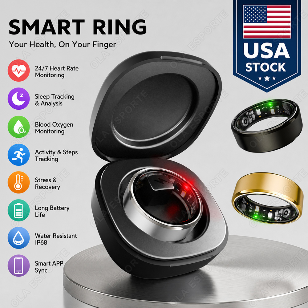 Blood Pressure Monitor - Smart Ring Men Women With Charing