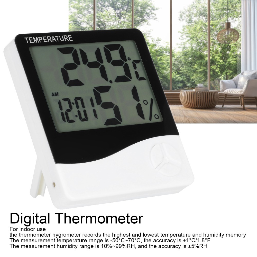 Large Display Screen Indoor Th - огляд і ціна Thermometer Digital