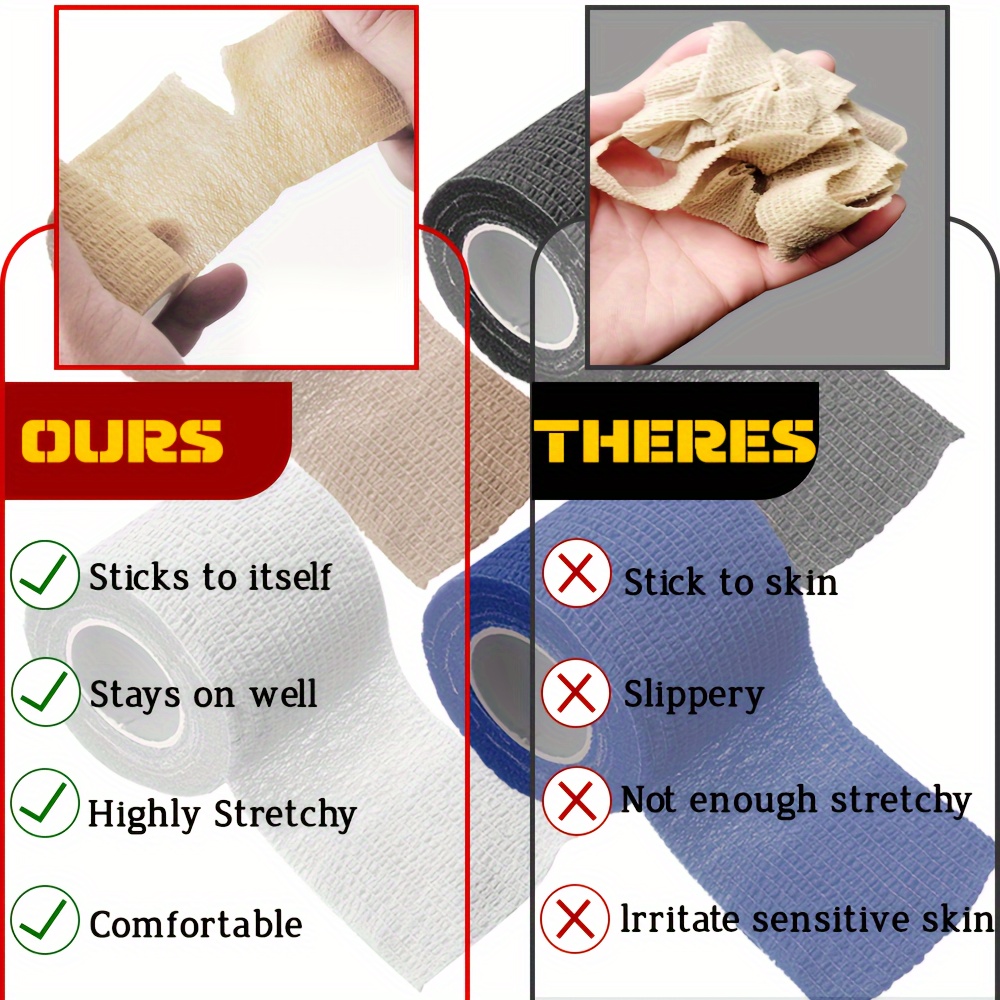 Sports Bandage Breathable Self - огляд і ціна Medical Tape