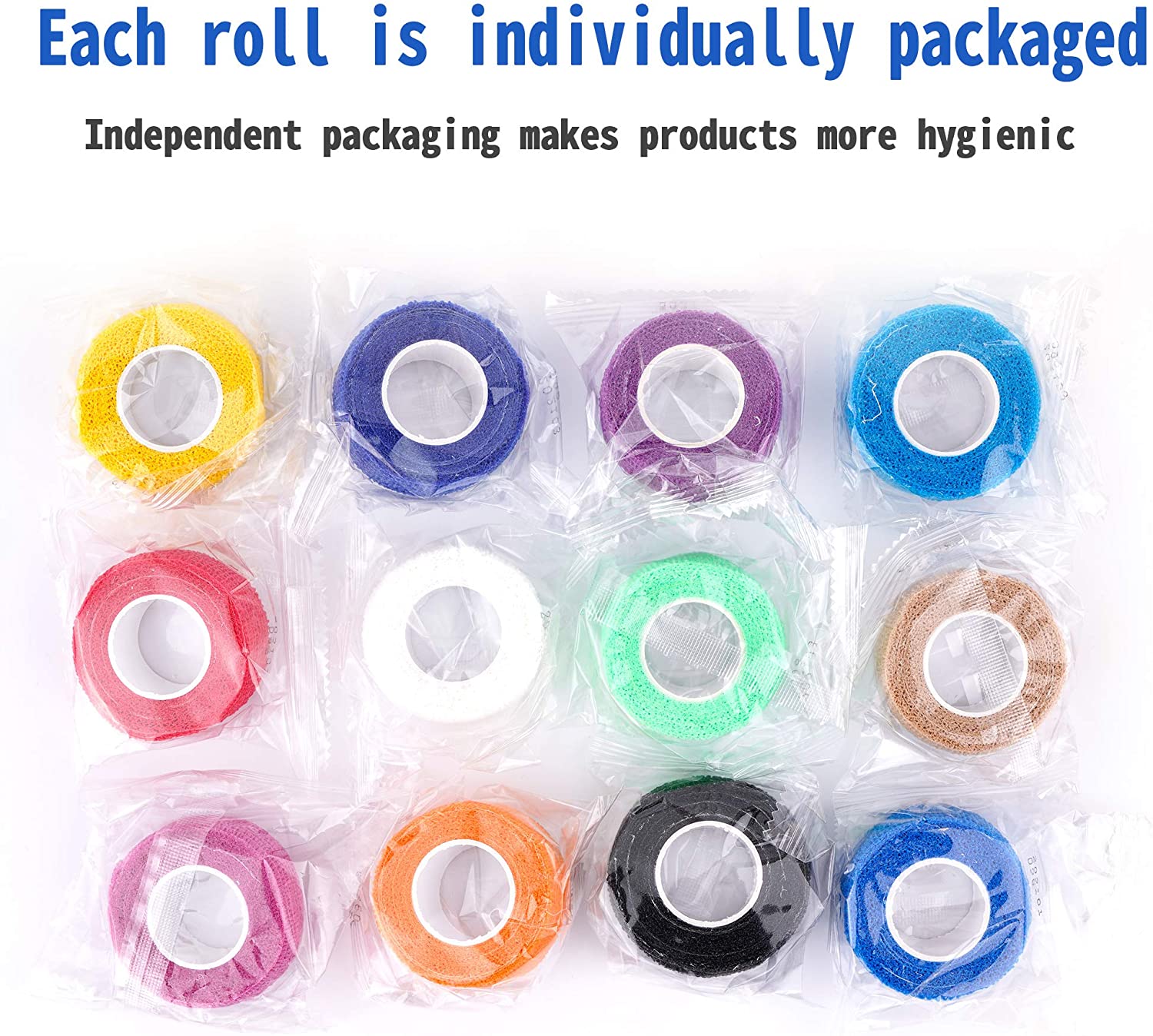 18 Color 1 Inches Self Adheren - огляд і ціна Medical Tape