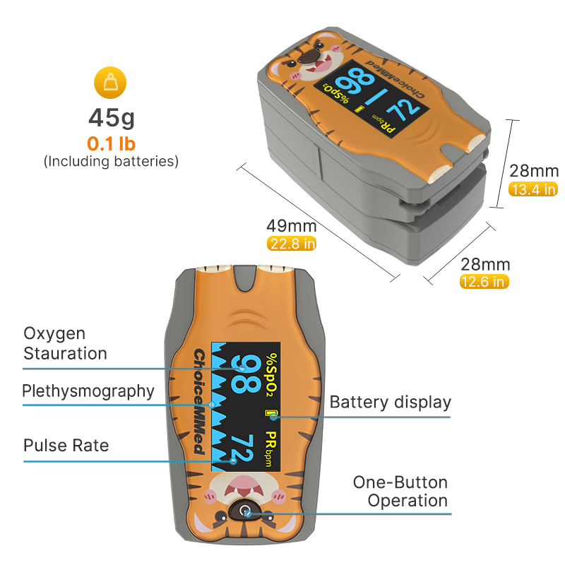 ChoiceMMed Medical Child Finge - огляд і ціна Pulse Oximeter