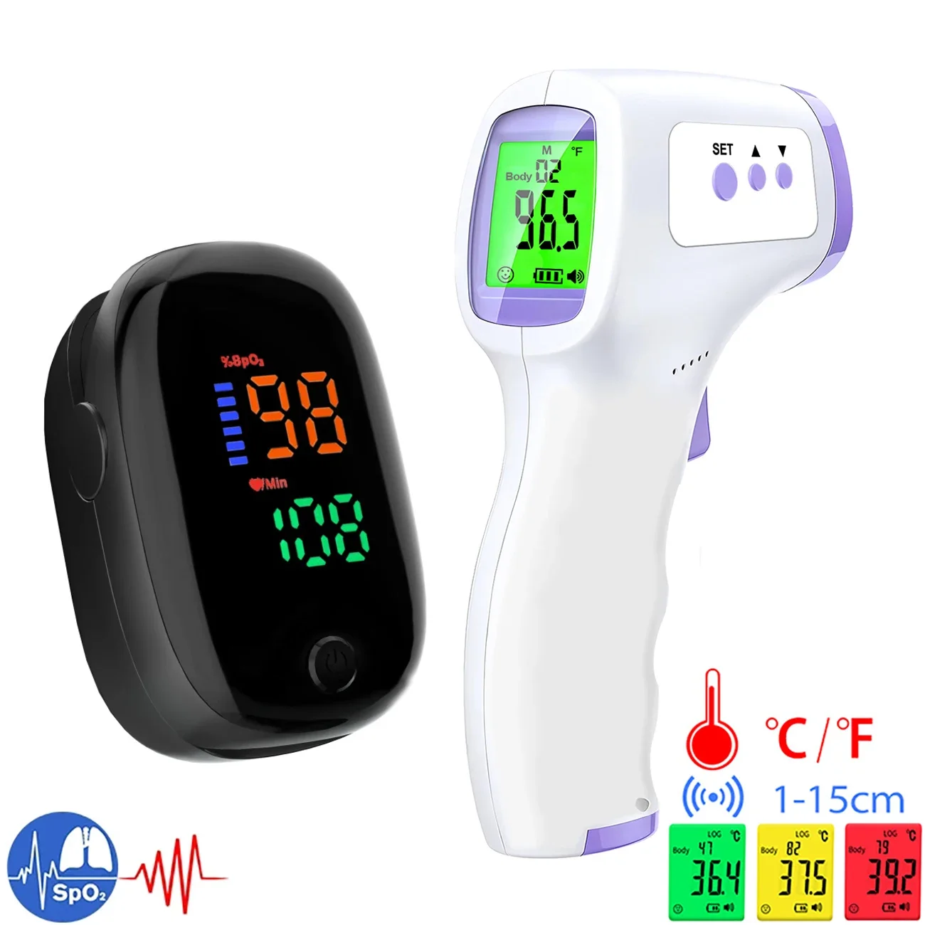 Medical IR Fever Thermometer L - огляд і ціна Pulse Oximeter
